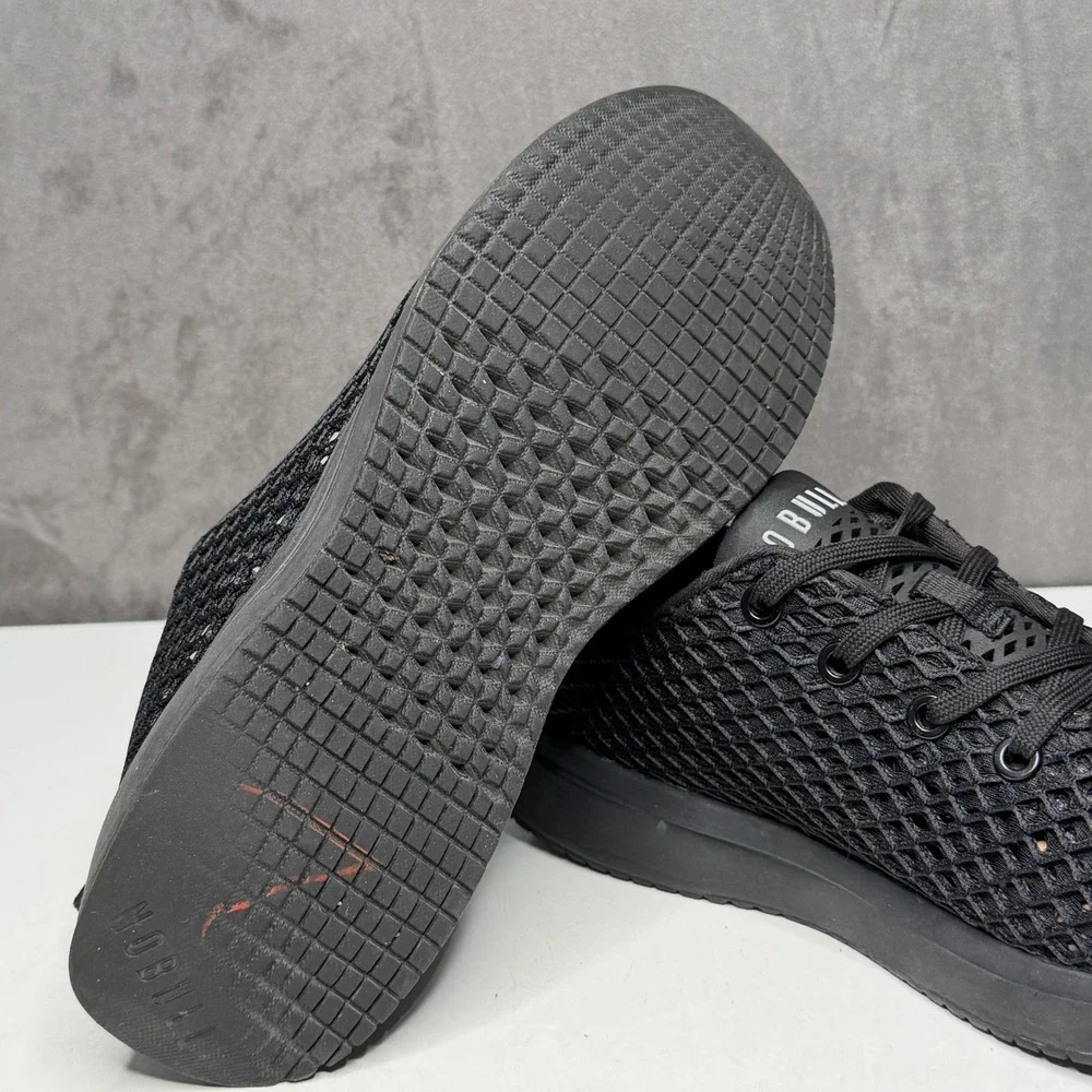 NOBULL Mesh‎ Runner Sneakers Womens 6.5 Mens 5 Black Breathable Training Shoes